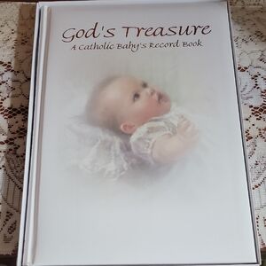 God's Treasure Catholic Baby's Record Book